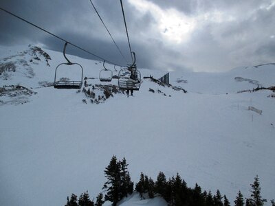 Landscape snowboard vacation