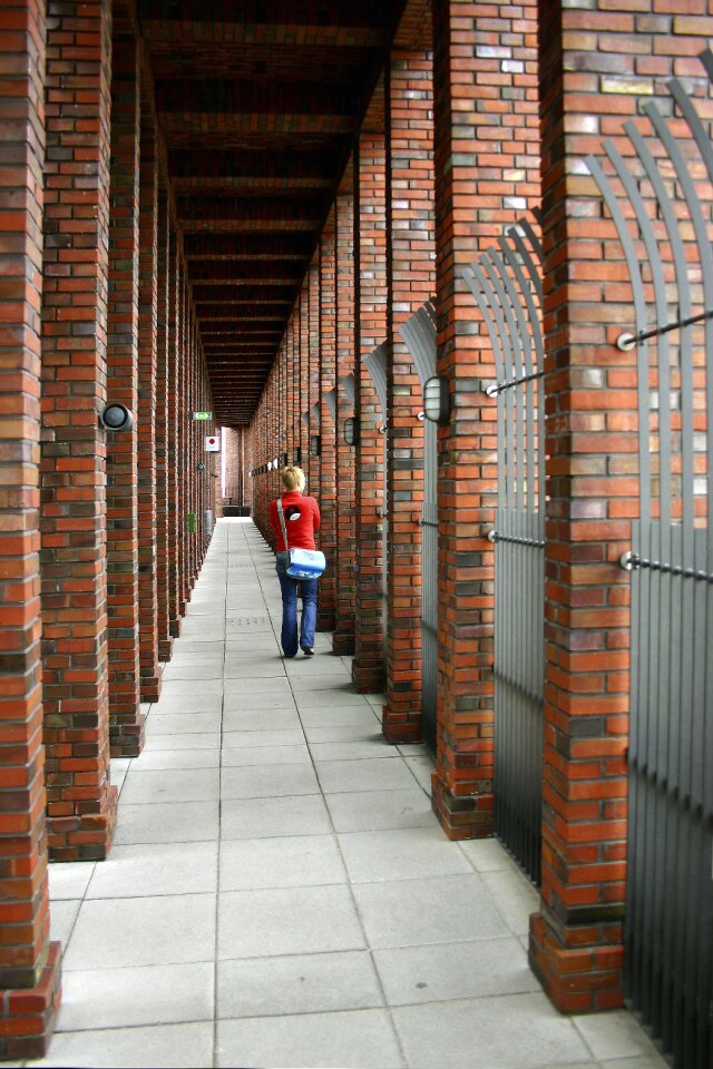 Person building potsdam place