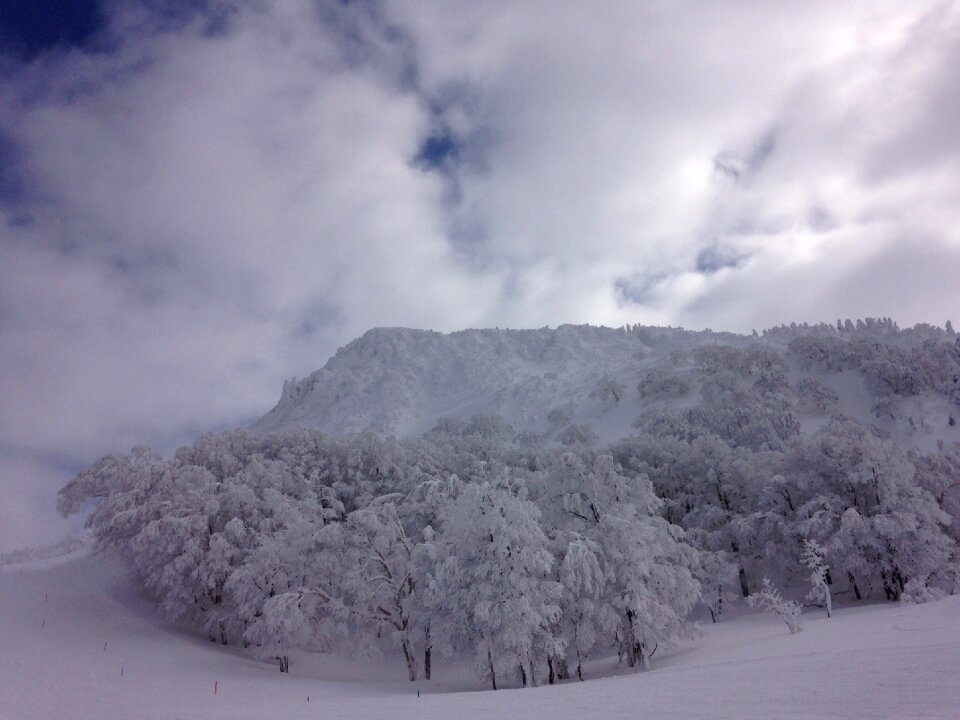 Snow mountain zao winter