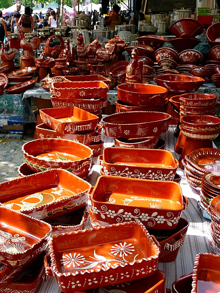 Orange terracotta portugal