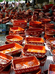 Orange terracotta portugal photo