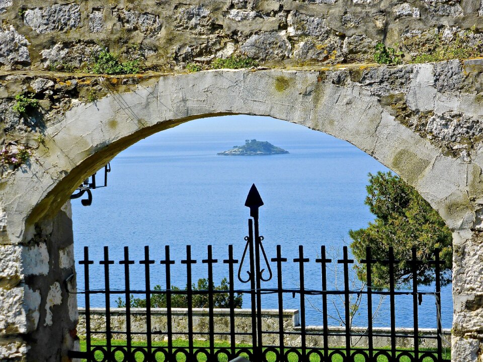Mediterranean view window