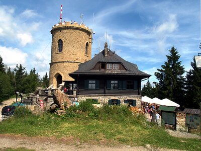 Kleť hill restaurant architecture