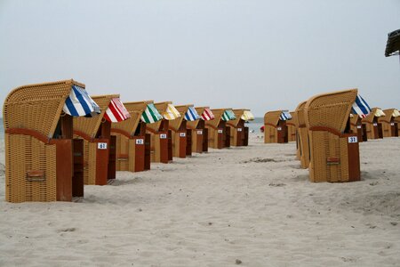 Sand beach clubs wind protection photo