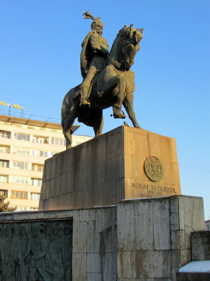 Old town mihai viteazul statue