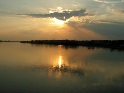 Wisla sunset sky