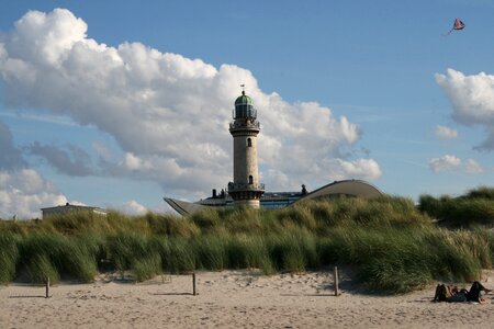 Lighthouse sea beach