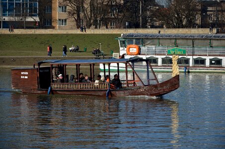 Wisla river boat