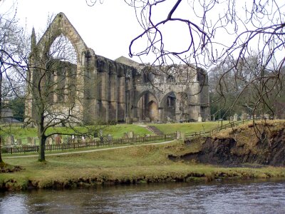 Gothic abbey destroyed photo
