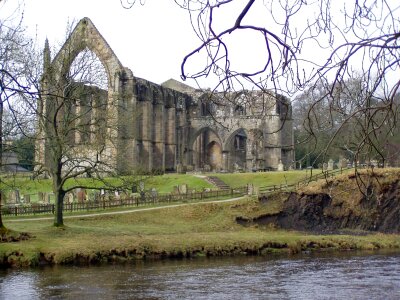 Gothic abbey destroyed