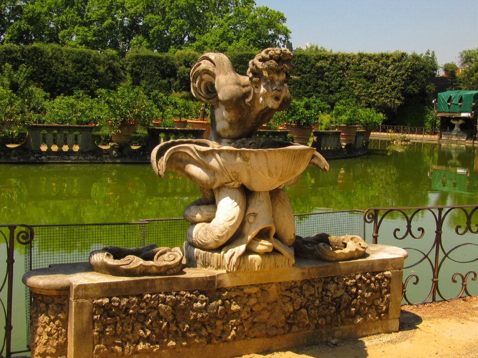 Florence boboligarten neptune statue