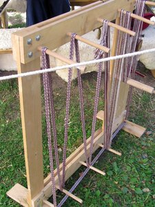 Historically plate weaving camp life