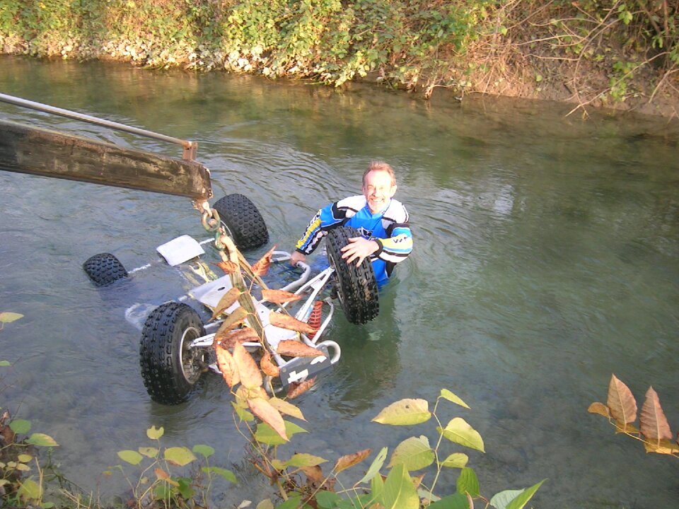 Water channel accident