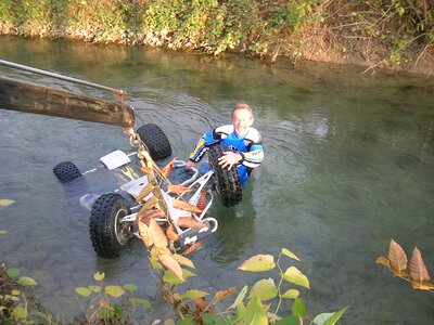 Water channel accident