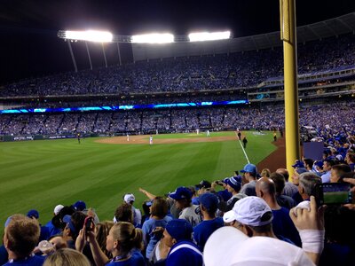 Kauffman stadium baseball field photo