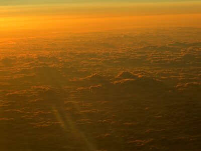 Clouds the evening sun a surname photo