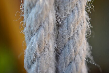 Rope macro string photo