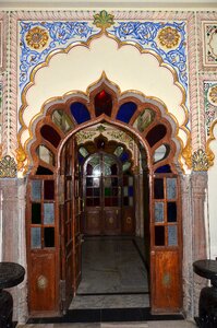 Door open india building photo