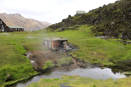 Hot spring youth iceland photo