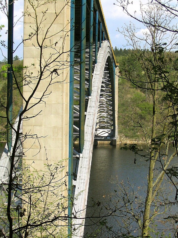 Modern bridge construction steel structure