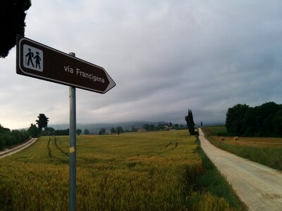 Italy via francigena path