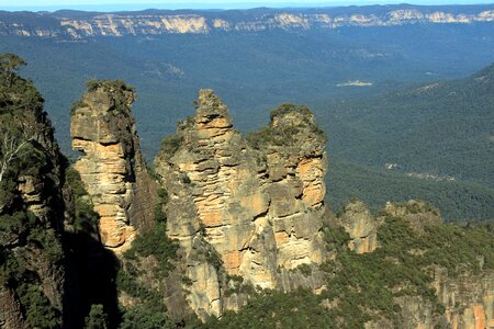 Three sisters blue mountains landscape