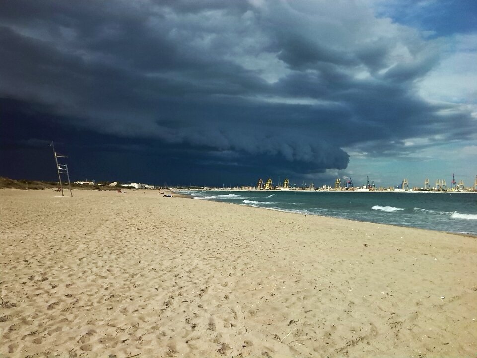 Sand beach summer