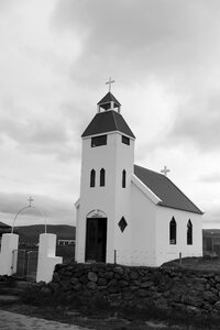 Protestant church village iceland
