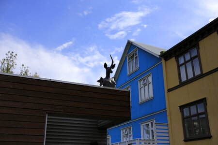 Colorful houses reykjavik iceland
