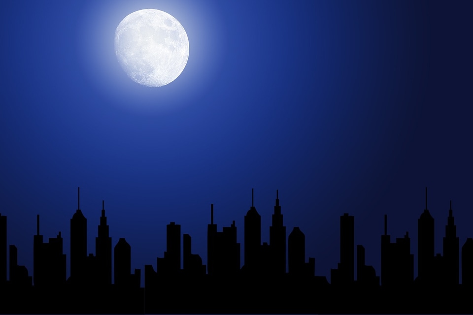 Building houses night