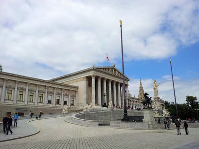 City hall vienna athena photo