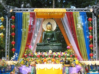 Buddha jade healing stone photo