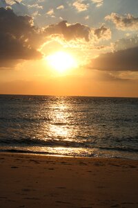 Beach sunrise photo