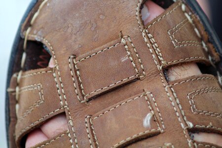 Men shoes suede foot