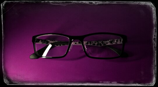 Glasses still life meditation photo