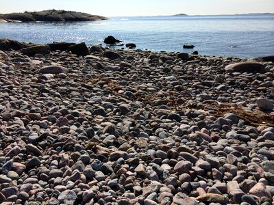 Stone landscape sea photo
