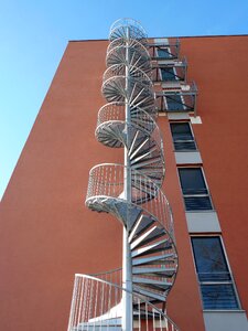 Architecture staircase metal photo