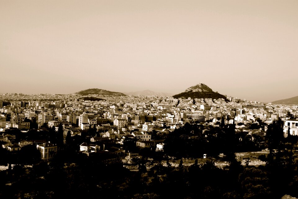 City big city monochrome
