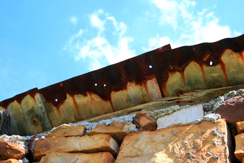 Stones walls crumbling