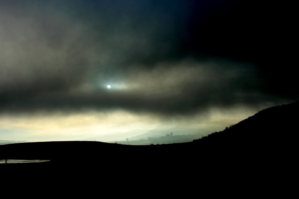 Dawn landscape horizon