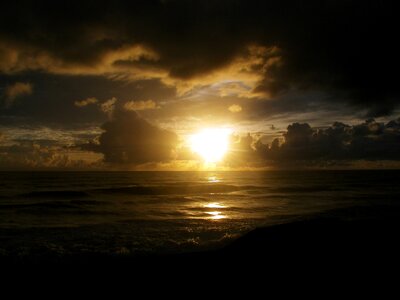 Beach cresp dusk dawn photo