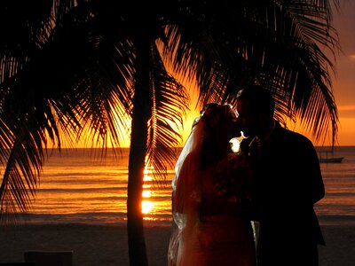 Sea sunset romantic