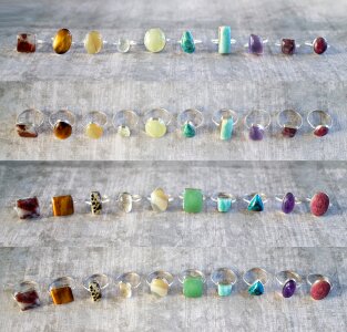 Gem stone jewelry photo