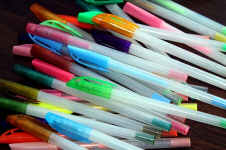Colorful markers