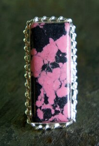 Abstract rectangle silver