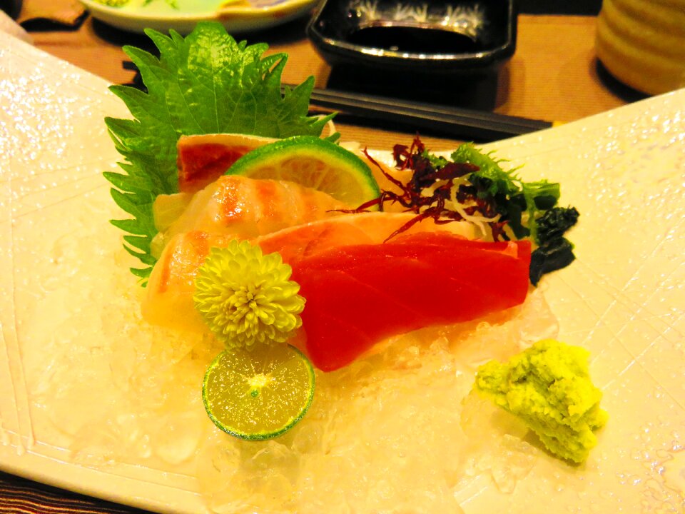 Gourmet kaiseki salmon