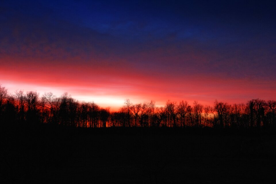 Night cloud twilight photo