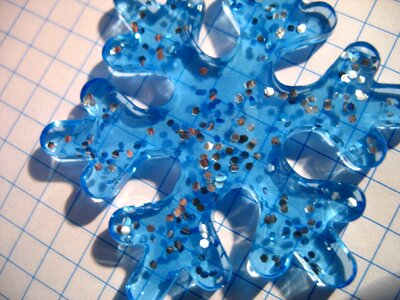 Gel snow asterisk