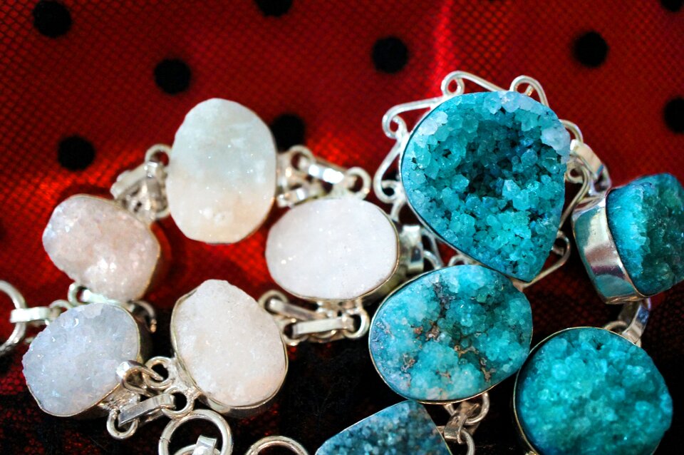 White quartz bracelet
