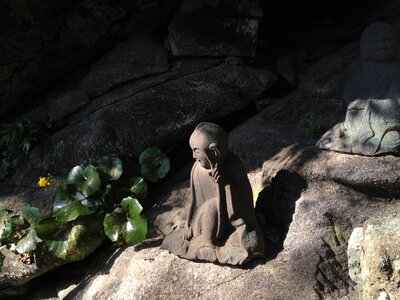 Japan buddha statues artistic conception